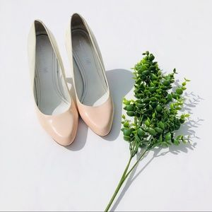 Aldo Pink and Cream Ombré Heels